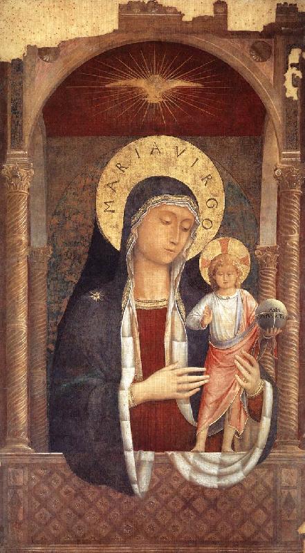 GOZZOLI, Benozzo Madonna and Child Giving Blessings dg Sweden oil painting art